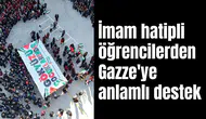 İmam hatipli öğrencilerden Gazze'ye anlamlı destek