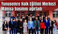 Yunusemre Halk Eğitimi Merkezi Manisa basınını ağırladı