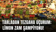TARLADAN TEZGAHA UÇURUM: LİMON ZAM ŞAMPİYONU!