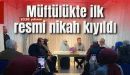 Manisa İl Müftülüğünde 2026 yılının ilk resmî nikâhı kıyıldı