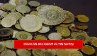 İcradan 865 gram altın satışı