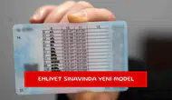 Ehliyet sınavında yeni model