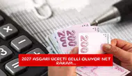 2027 asgari ücreti belli oluyor net rakam...