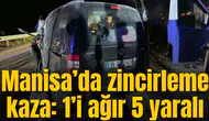 Kula’da feci kaza: 5 yaralı, 1'i ağır yaralı
