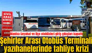 Şehirler Arası Otobüs Terminali yazıhanelerinde tahliye krizi