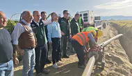Alaşehir’in sulama projesinde çalışmalar hız kesmiyor