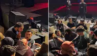 Konserde koltuk krizi! Anne ile gençler arasında itişme