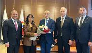 MHP Manisa heyetinden MTSO Başkanı Yılmaz’a tebrik ziyareti
