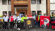 Cumhuriyet coşkusunu pedallara taşıdılar
