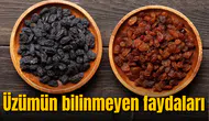 Üzümün bilinmeyen faydaları