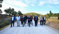 Manisa’da 12 mahalleyi birbirine bağlayan 46 kilometrelik yol yenilendi