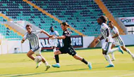 Vanspor FK, Sarıyer'i Alhaft'ın 88. dakikada attığı golle 1-0 mağlup etti