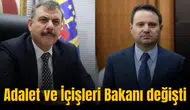 Adalet ve İçişleri Bakanı değişti