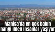 Manisa'da en çok bakın hangi ilden insanlar yaşıyor