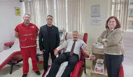 Emniyet Müdürü Fahri Aktaş, 23. Kan bağışını gerçekleştirdi