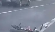 Motosiklet sürücüsü kadının acı sonu