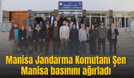 Manisa Jandarma Komutanı Şen Manisa basınını ağırladı