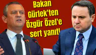 Bakan Gürlek'ten Özgür Özel'e sert yanıt!