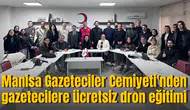Manisa Gazeteciler Cemiyeti'nden gazetecilere ücretsiz dron eğitimi
