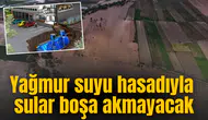 Yağmur suyu hasadıyla sular boşa akmayacak