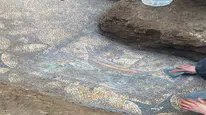 Hz. İsa döneminden kaldığı iddia edilen mozaik bulundu