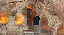 Evinin altında yer altı şehri buldu