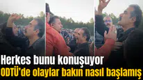 ODTÜ'nün bahar şenlğinde olaylar bakın nasıl başlamış