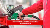 Akaryakıt satışları resmen durduruldu