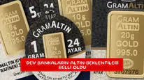 Dev bankaların altın beklentileri belli oldu