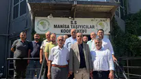 MHP Yunusemre İlçe Başkanı Özkan Manisa Kamyoncular Kooperatifini ziyaret etti