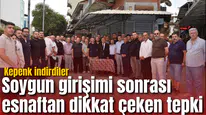 Soygun girişimi sonrası esnaftan dikkat çeken tepki: Kepenk indirdiler