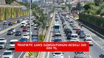 Trafikte lüks görüntünün bedeli 280 bin TL