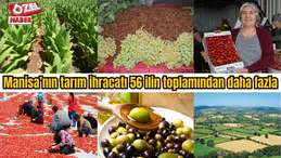 Manisa’nın tarım ihracatı 56 ilden daha fazla gerçekleşti