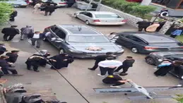 Düğün konvoyunun önünü İnsansız Hava Aracı ile kestiler