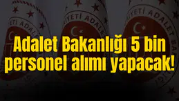 Adalet Baknlığı personel alımı başvuruları! Adalet bakanlığı 5 bin personel alacak! Adalet Bakanlığı personel alımı branş dağılımı!