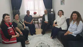 Şehit yakını ve gazilere bayram ziyareti