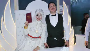 Elif ile Hakan mutluluğa "evet" dedi