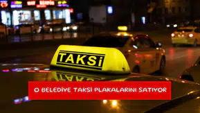 O belediye taksi plakalarını satıyor