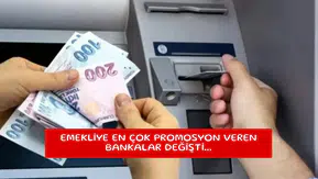 Emekliye en çok promosyon veren bankalar değişti...