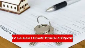 Ev ilanları 1 Ekim'de resmen değişiyor