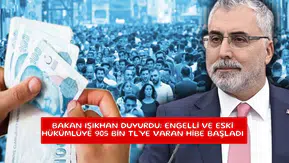 Bakan Işıkhan duyurdu: Engelli ve eski hükümlüye 905 bin TL'ye varan hibe başladı