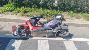 Ekobis ve motosiklet çarpıştı: 3 yaralı