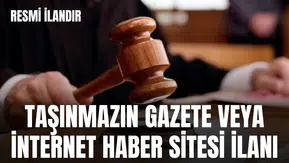 Örnek No:55*  T.C. TURGUTLU İCRA DAİRESİ 2025/1107 TLMT. TAŞINMAZIN GAZETE VEYA İNTERNET HABER SİTESİ İLANI