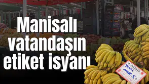Manisalı vatandaşın etiket isyanı