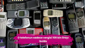 O telefonun sadece vergisi 100 bin lirayı buldu