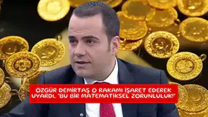 Özgür Demirtaş o rakamı işaret ederek uyardı, "Bu bir matematiksel zorunluluk!"
