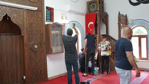 Camiler bayrama hazırlanıyor