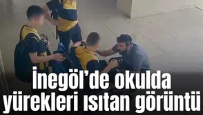 Okulda yürekleri ısıtan görüntü