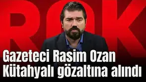 Gazeteci Rasim Ozan Kütahyalı gözaltına alındı