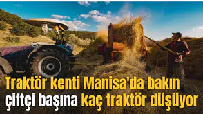 Traktör kenti Manisa'da bakın çiftçi başına kaç traktör düşüyor